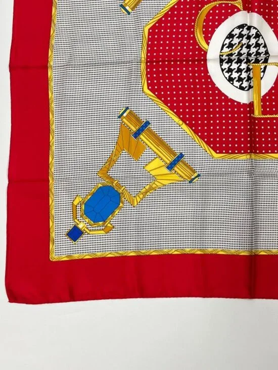 Dior Silk Scarf Multicolor Vintage - Picture 5 of 13